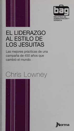 Portada de El liderazgo al estio de los Jesuítas