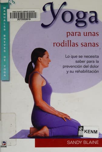 Portada de Yoga para unas rodillas sanas