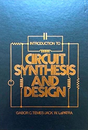 Portada de Introduction to circuit synthesis and design