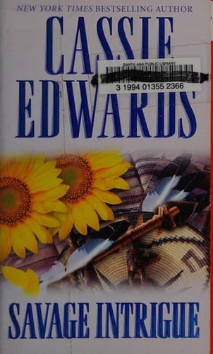 Portada de Savage intrigue / Cassie Edwards.