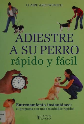 Portada de Adiestre a su perro
