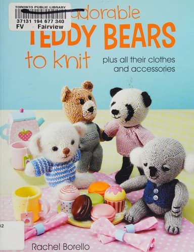 Portada de Ten adorable teddy bears to knit