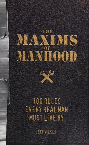 Portada de The maxims of manhood