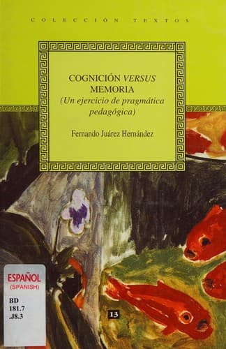 Portada de Cognición versus memoria