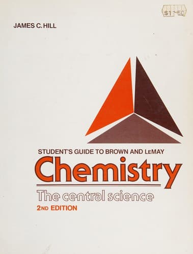Portada de Student's guide to Brown and LeMay, Chemistry, the central science
