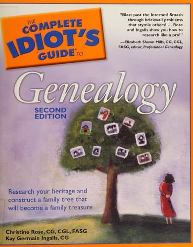 Portada de The complete idiot's guide to genealogy