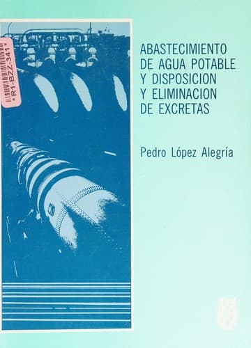 Portada de Abastecimiento de agua potable y disposición y eliminación de excretas