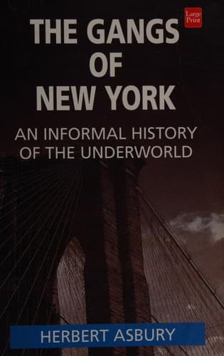 Portada de The Gangs of New York