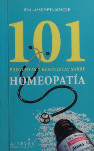 Portada de 101 preguntas y respuestas sobre homeopatía