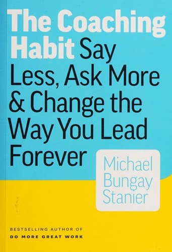 Portada de The coaching habit