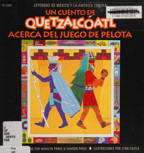 Portada de Cuento de Quetzalcoatl Acerca Del Juego de Pelota