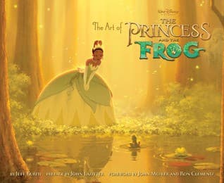 Portada de The art of The princess and the frog
