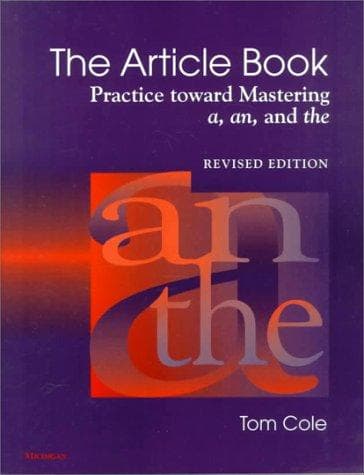 Portada de The article book