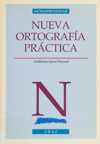 Portada de Nueva Ortografia Practica