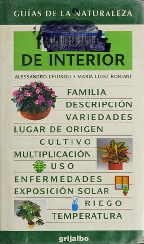 Portada de Plantas de Interior - Guias de La Naturaleza