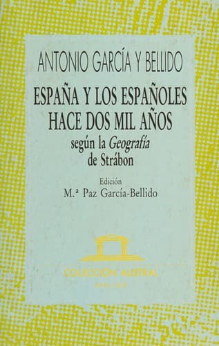 Portada de España y los españoles hace dos mil años