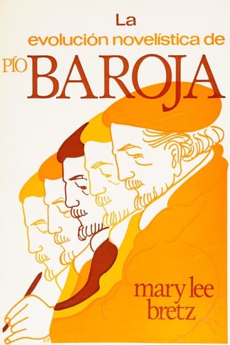 Portada de La evolución novelística de Pío Baroja