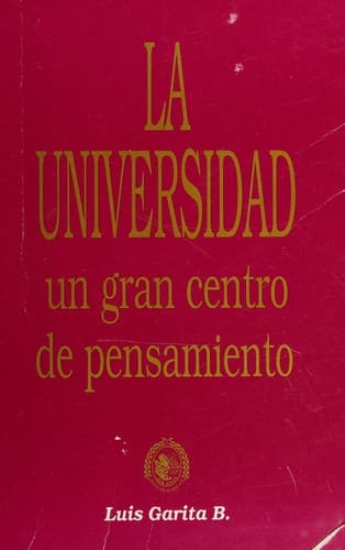 Portada de La universidad