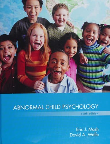 Portada de Abnormal Child Psychology