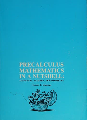 Portada de Precalculus mathematics in a nutshell