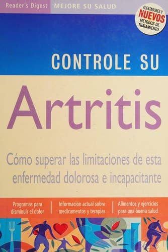 Portada de Controle su artritis