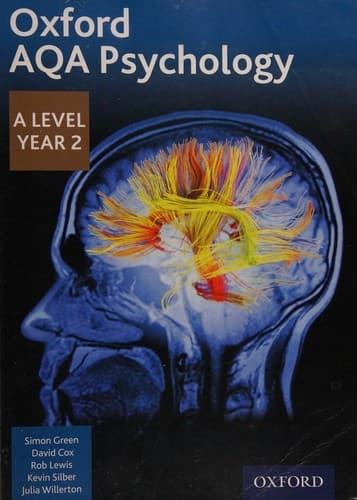 Portada de Oxford AQA Psychology A Level, Year 2