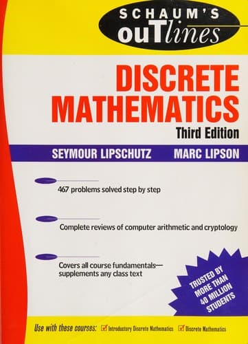Portada de Schaum's outline of theory and problems of discrete mathematics