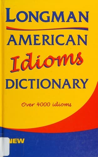 Portada de Longman American idioms dictionary.