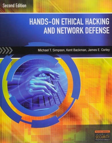 Portada de Hands-on ethical hacking and network defense