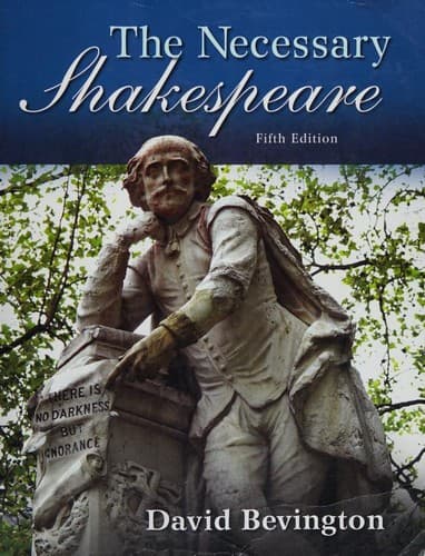 Portada de The Necessary Shakespeare