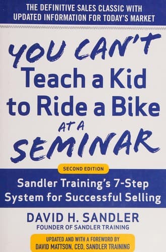 Portada de You Can't Teach a Kid to Ride a Bike at a Seminar