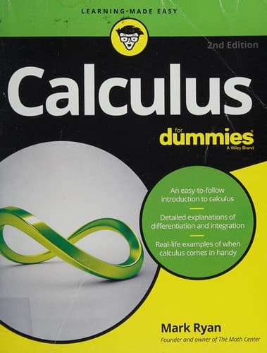 Portada de Calculus for dummies