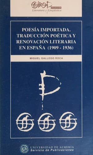 Portada de Poesía importada