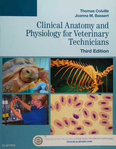 Portada de Clinical Anatomy and Physiology for Veterinary Technicians