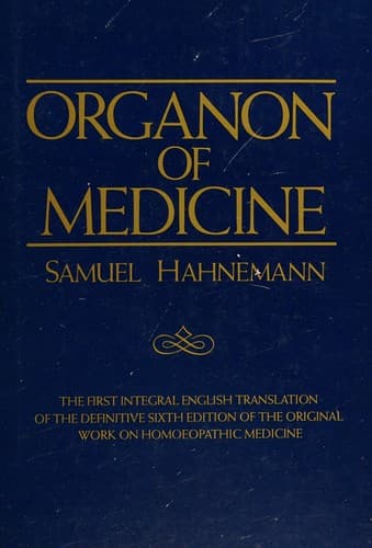 Portada de Organon of medicine