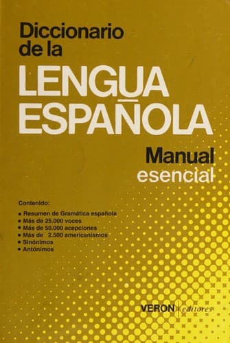 Portada de Diccionario de la lengua española