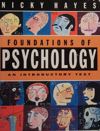 Portada de Foundations of psychology