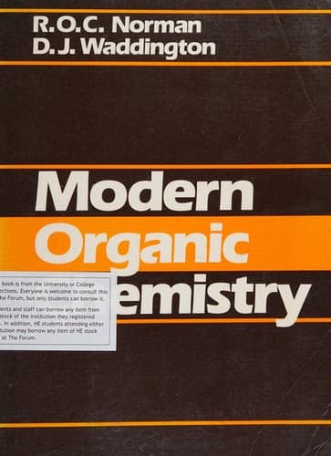 Portada de Modern organic chemistry