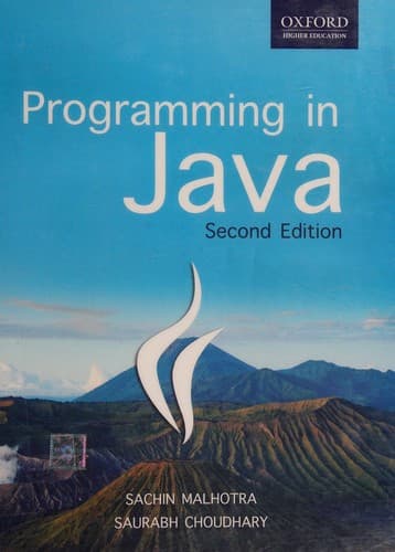 Portada de Programming in Java