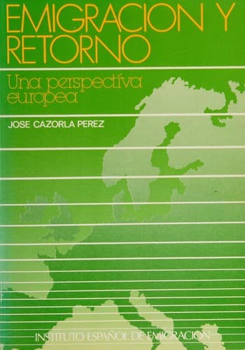 Portada de Emigración y retorno