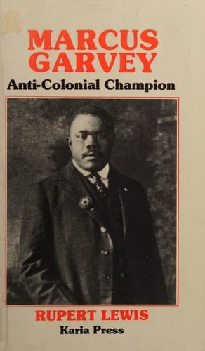 Portada de Marcus Garvey
