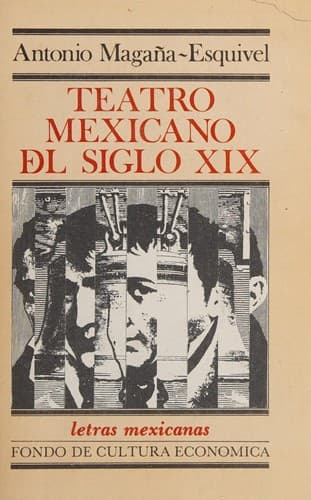 Portada de Teatro mexicano del siglo XIX