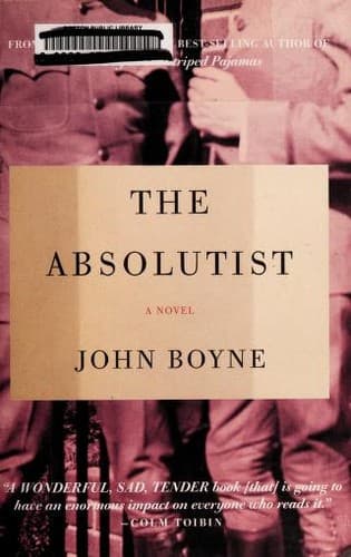 Portada de The absolutist