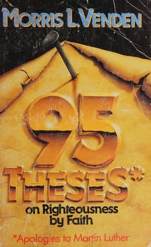 Portada de 95 Theses on Righteousness by Faith