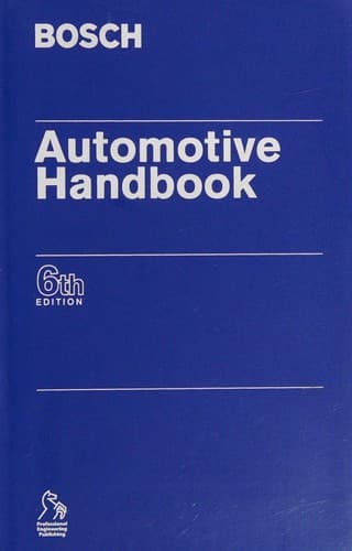 Portada de Automotive handbook.