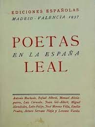 Portada de Poetas en la España leal