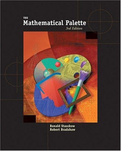 Portada de The Mathematical Palette (with BCA/iLrn Tutorial and InfoTrac ) (Advantage Series)