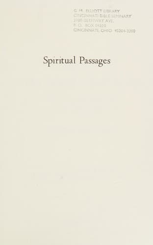 Portada de Spiritual passages