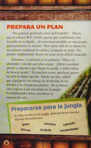 Portada de ¡Supervivencia! - Jungla