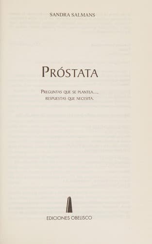 Portada de Prostata / Prostate